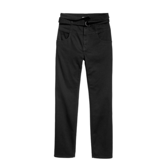 NWTS H&M black twill pants size 2 - Picture 2 of 4